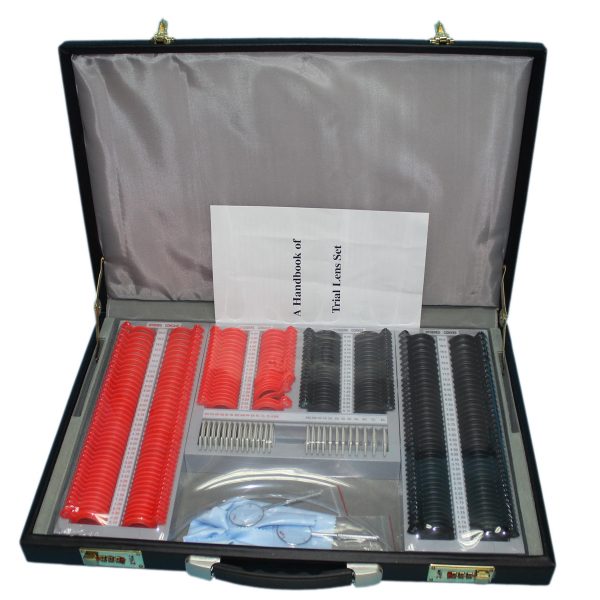 Kit de lentes de prueba ópticas de excelente calidad / Precio del estuche de lentes de prueba de equipos oftálmicos ópticos MSLYJ03