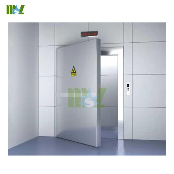 Puerta con revestimiento de plomo|Puerta de acero inoxidable con plomo para rayos X - B.S.D.LD01