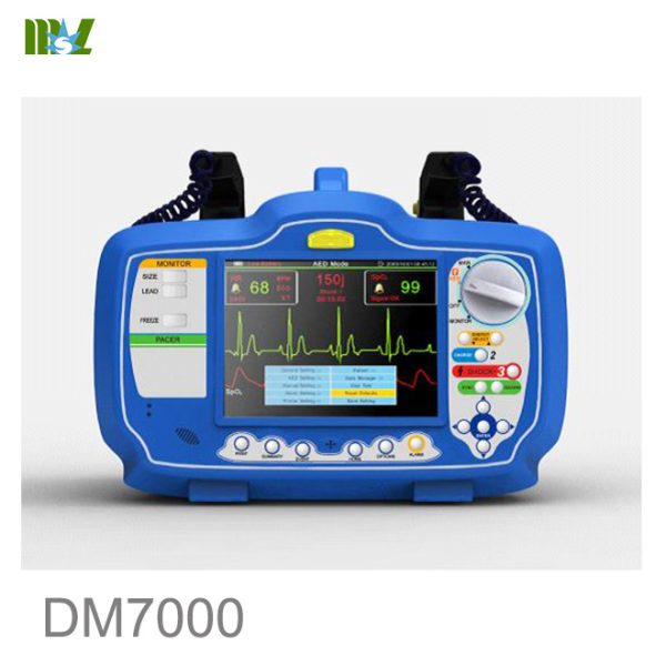 Tecnología avanzada de desfibrilación bifásica DM7000