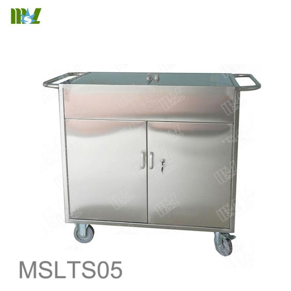 Marca Medsinglong B.S.D.TS05 Carro aséptico de acero inoxidable