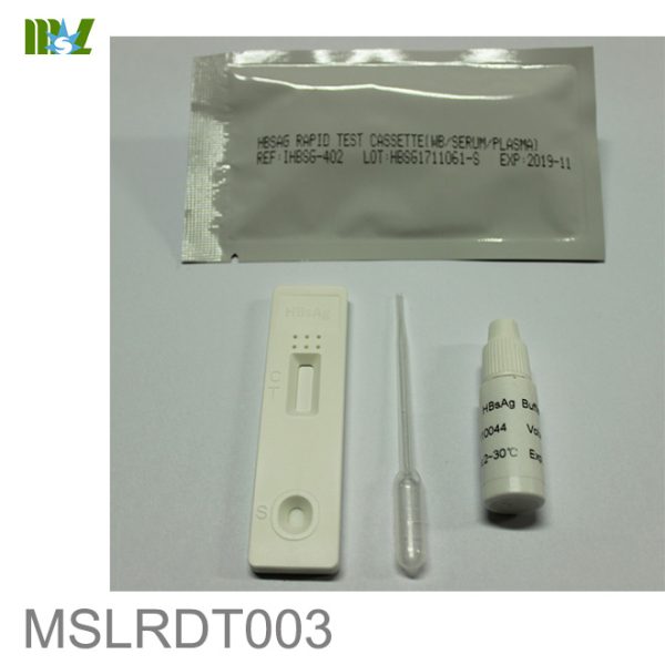 HBsAg Prueba Rápida Cassette B.S.D.RDT003