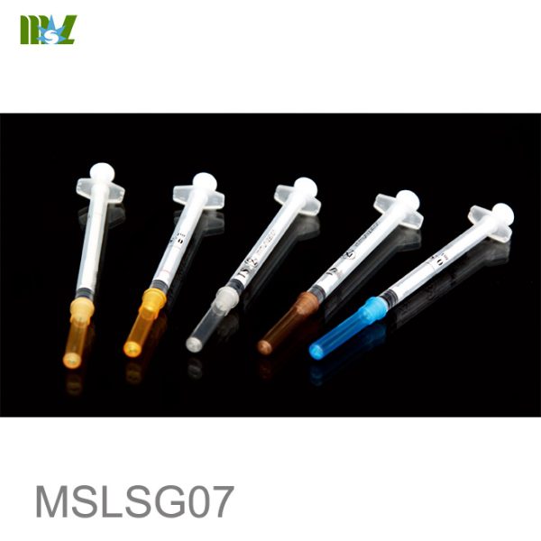 Jeringa de inyección de vacuna BCG Auto Disable B.S.D.SG07 para bebé