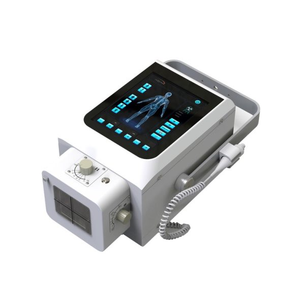 5.6 KW Máquina de rayos X portátil con sistema de detección de rayos X con batería equipo de radiología ciencia médica MSLPX19