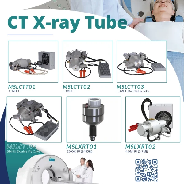 Nuevo tubo de rayos X para accesorio del sistema de rayos X CT DR Escáner CT B.S.D.CTT05
