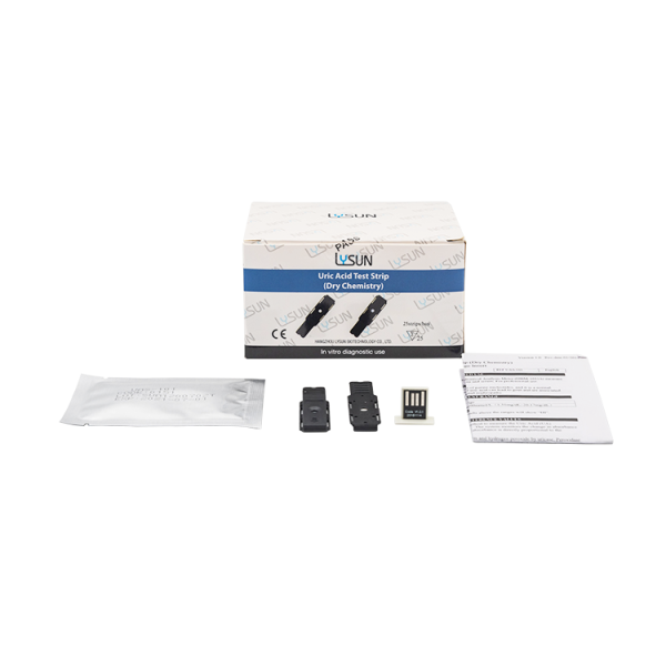 Kit de tiras reactivas de ácido úrico UA para analizador de química seca de función renal B.S.D.DBA01V-1