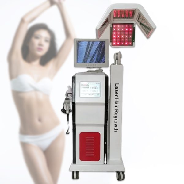 Terapia de bajo nivel con láser de diodo de 650 nm para el tratamiento de la pérdida de cabello y la regeneración del cabello con la máquina B.S.D.CJ500.