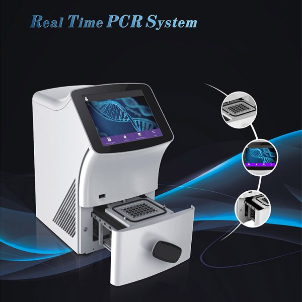 Sistema de PCR en tiempo real, prueba de antígeno con hisopo, pruebas de ADN, ciclador térmico, PCR rápido, máquina de tiempo real B.S.D.PCR20.
