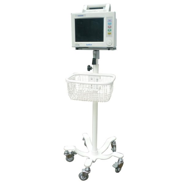 Estación de trabajo de pantalla médica, máquina de ECG, carro móvil de carro, carro de enfermería para el hogar B.S.D.CAI47.