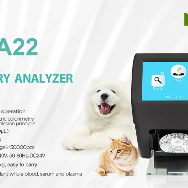 Analizador Bioquímico Automático de Operación de un Paso para Uso Veterinario B.S.D.DA22