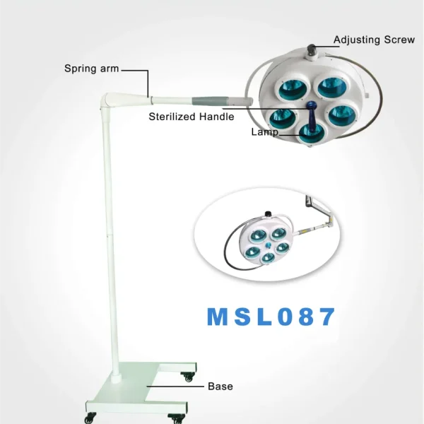 Mejor Precio Lámpara de quirófano de luz halógena Lámpara de quirófano LED para equipo médico B.S.D.087