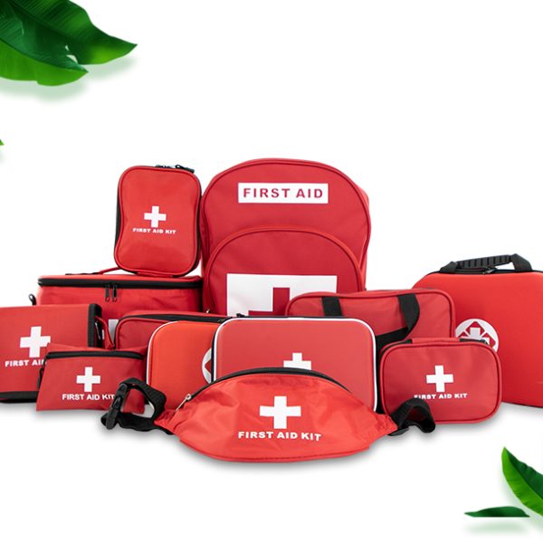 Suministros de primeros auxilios para exteriores de viaje impermeables de nylon portátiles, bolsas de cintura para botiquín de primeros auxilios B.S.D.GAL1238.