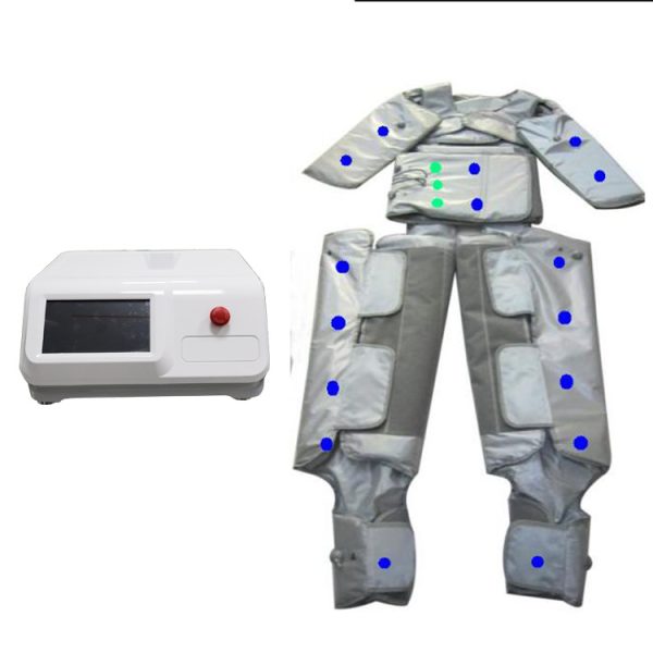 Máquina de presoterapia para tratamiento de presión de aire Máquina de drenaje linfático para adelgazamiento físico Máquina de presoterapia infrarroja B.S.D.IP06