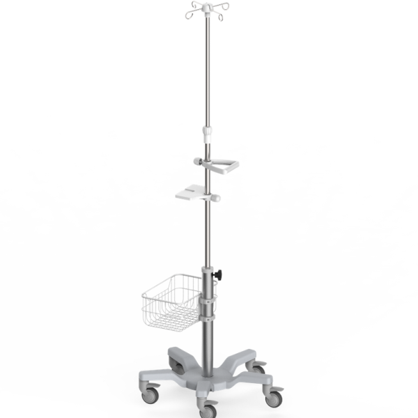 Carrito de bomba de infusión/Soporte de rodillos de bomba de infusión para uso en clínicas médicas y hospitales B.S.D.BY198