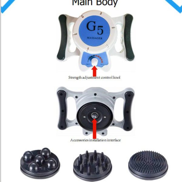Mini masajeador corporal Masajeador facial multifunción para pies, cuello y espalda B.S.D.CF489