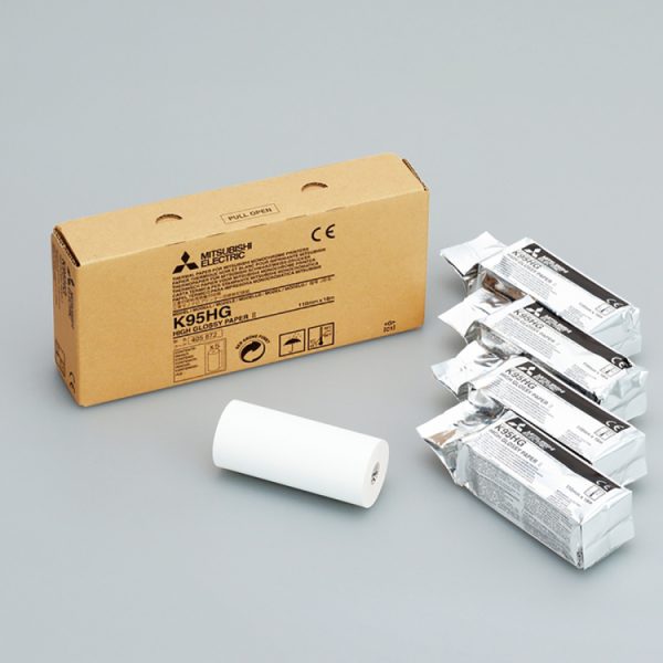 Impresora de papel a color Mitsubishi K95Hg de alta luminosidad para impresora térmica de vídeo ultrasonido K95HG