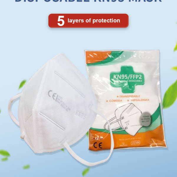 Máscara facial personalizada protectora desechable KN95 B.S.D.KN90