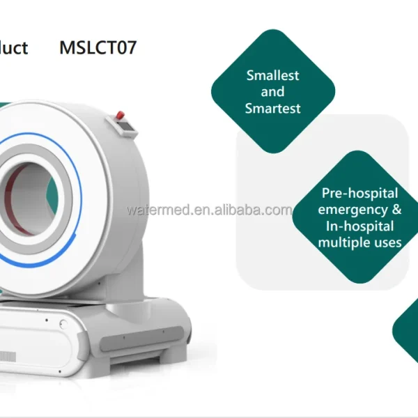 Máquina de escáner CT médico con diagnóstico de IA Vehículo CT B.S.D.CT07