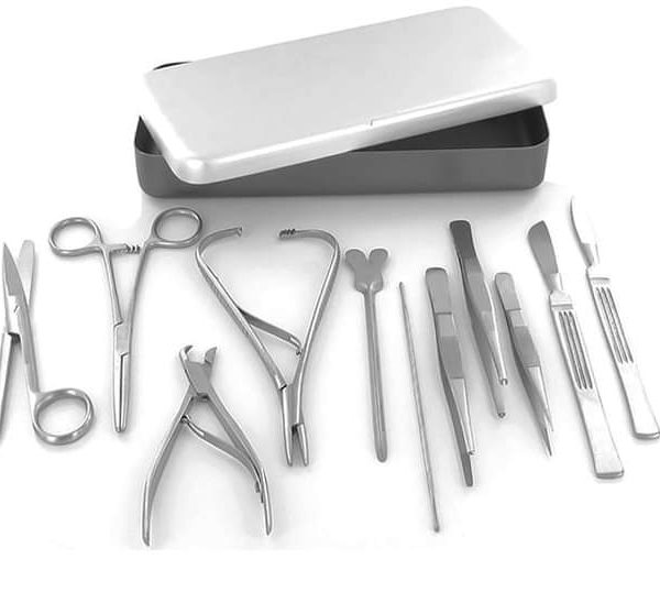 Kit de disección de alta calidad / Set de anatomía en caja de instrumentos quirúrgicos / Sonda de operación B.S.D.BAO1161