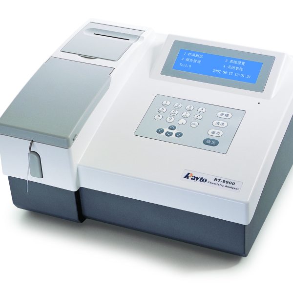 Analizador de química semiautomático de laboratorio Rayto Analizador de bioquímica semiautomático de clínica RT-9900