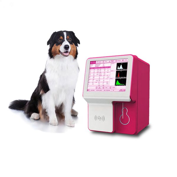Analizador hematológico veterinario portátil Analizador hematológico veterinario de 3 partes Analizador de sangre para animales domésticos.