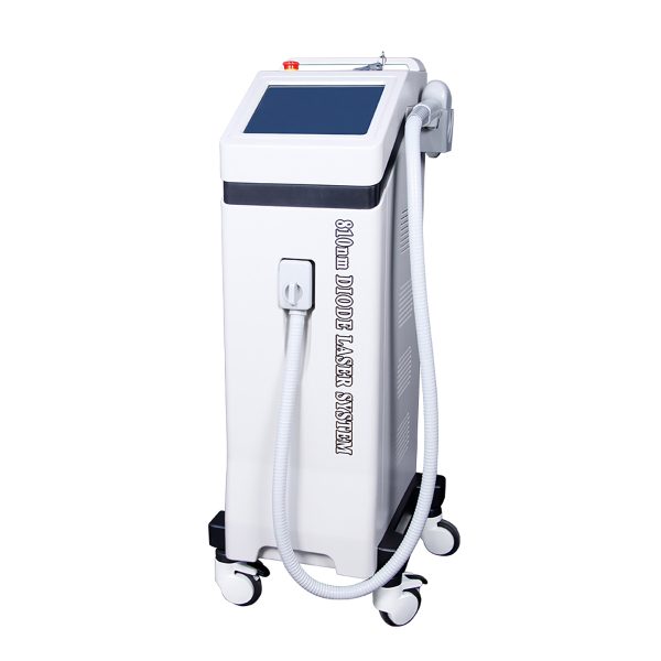Aprobación CE 810mm Dispositivo de eliminación de vello corporal con láser con potente enfriamiento semiconductor Enfriamiento por aire Enfriamiento por agua MSLDL14