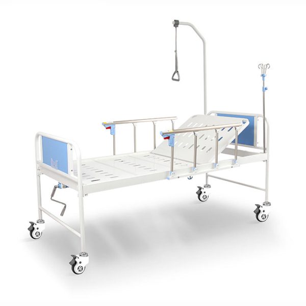 Cama de manivela médica hospitalaria
