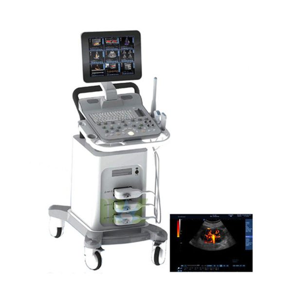 Carro de escaneo 3D/4D de ultrasonido para embarazo | Máquina de ultrasonido doppler a color 4D MSLCU15 en venta