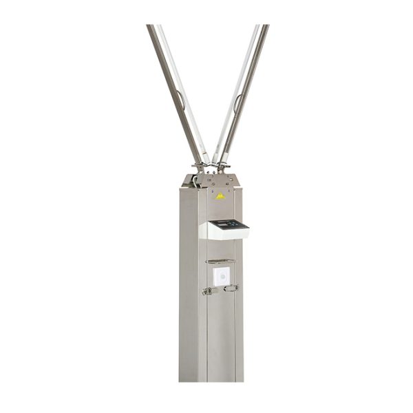 Carro de lámpara UV de acero inoxidable de cuatro tubos con sensor infrarrojo MSLFY09