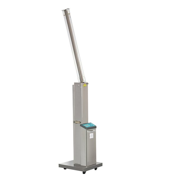 Carro de lámpara UV de acero inoxidable de doble tubo con sensor infrarrojo MSLFY05