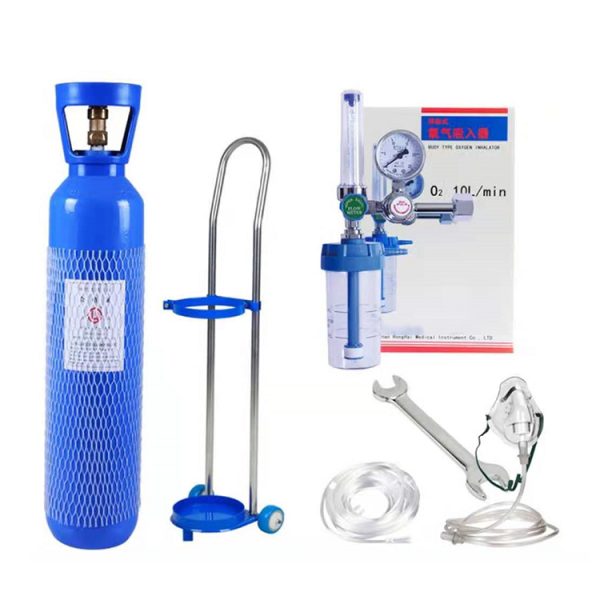 Cilindro de oxígeno médico de hospital de acero de 15l 20l cilindro de oxígeno cilindro de oxígeno médico oxígeno médico