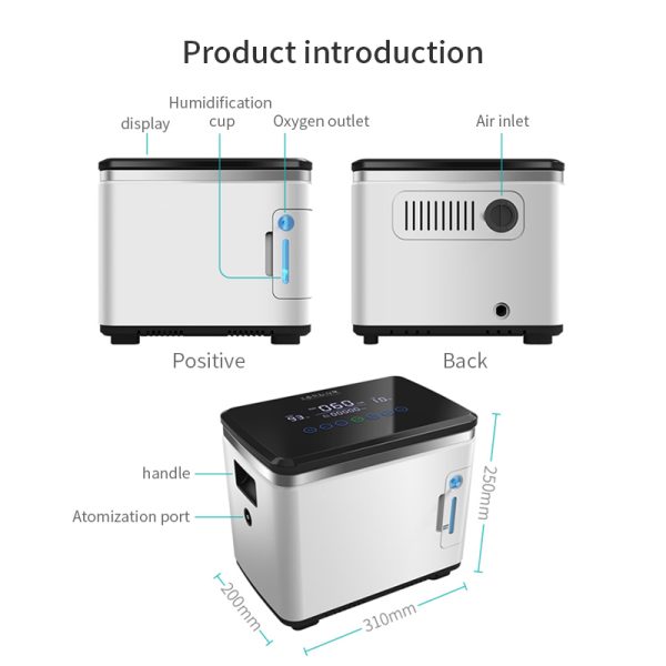 Concentrador de oxígeno portátil para uso médico Oxymed de 10L de mejor precio para el hogar MSLZY45.