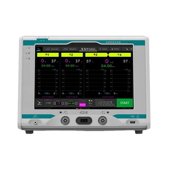 Cuatro canales de radiofrecuencia Generador de lesiones para el manejo del dolor con pantalla TFT digital completa MSLRP03