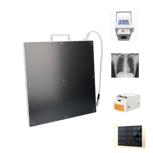 Detector de panel plano de rayos X CSI más barato, 17*17 pulgadas, tipo cableado MSLFP33