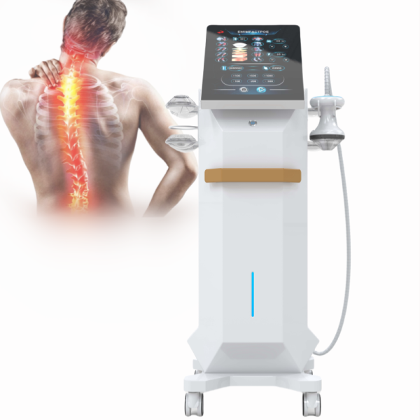 Dispositivo de fisioterapia humano profesional de pie ESWT Máquina de terapia de ondas de choque radial enfocada para uso en clínicas MSLST71