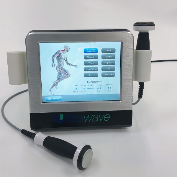 Dispositivo de terapia de ondas de choque profesional médico Alivio del dolor Máquina de ondas de choque enfocadas con doble canal MSLCD539