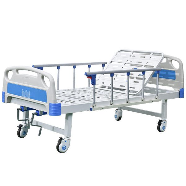 Envío rápido Buena calidad Suministro directo de fábrica Cama de hospital manual de dos manivelas para hospital y clínica