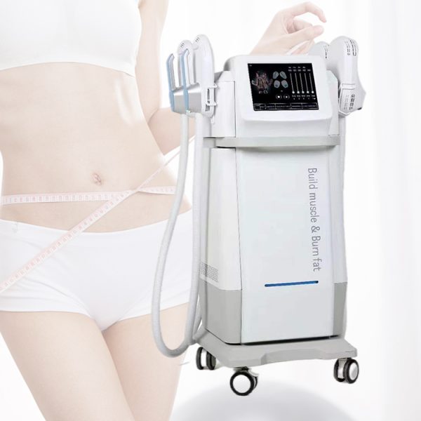 Equipo de Belleza 4 Cabezas Terapia Estimulador de Construcción Muscular Máquina Quemagrasas EMS MSLCA960