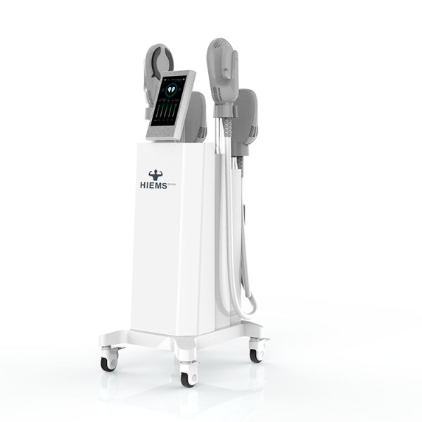 Equipo de belleza de pie Hiems Max4 EMT EMS portátil con 4 asas para construir músculo, quemar grasa y esculpir el cuerpo MSLCA686.