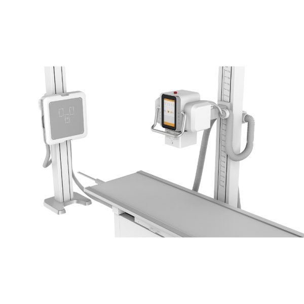 Equipo de radiología Panel DR de doble columna Máquina de rayos X de alta frecuencia 630mA 50kV MSLHX18