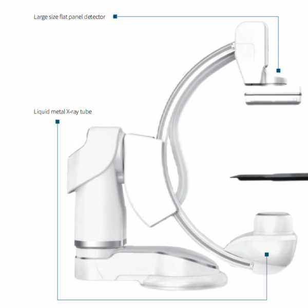 Equipo de rayos X digital médico DSA Máquina de brazo en C Rayos X c-arm MSLCX60