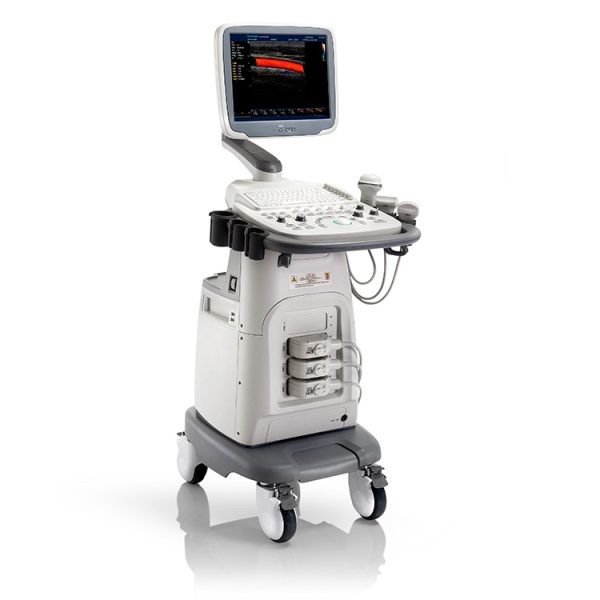Equipo de ultrasonido Doppler a color Sonoscape S11 basado en carrito 3D 4D digital completo para uso hospitalario.