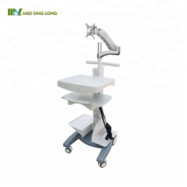 Escáner de ultrasonido hospitalario Style-A/B/C en carrito médico para carrito de ultrasonido, mejor precio de carrito Tipo-B.