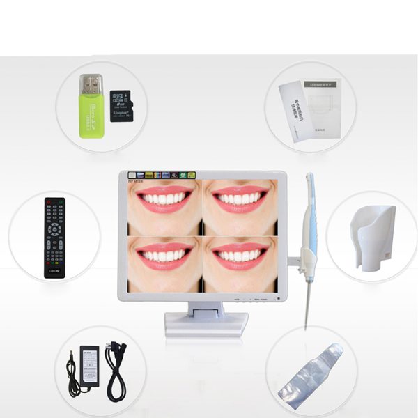Escáner intraoral de alta definición de 4 canales para cámara intraoral dental.