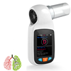Español: Espirometría de diagnóstico de respiración pulmonar digital, espirómetro portátil MSLYM05.