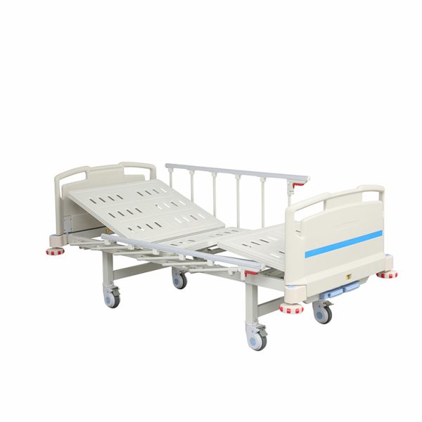 Fabricante de muebles hospitalarios económicos para el hogar, cama médica manual de dos funciones, precio MSLHB35