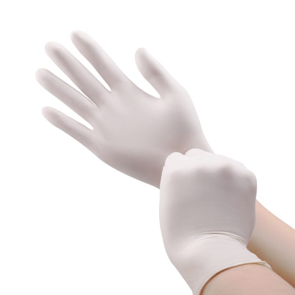 Guantes de látex estériles desechables para exámenes quirúrgicos sin polvo de examen médico Proveedor de guantes de látex para manos en caja MSLDT478
