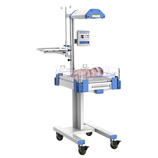 Incubadora radiante para prematuros de emergencia en la UCI del hospital MSLBI31.