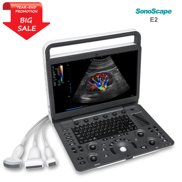 Instrumento de ultrasonido médico Medsinglong MSK OB/GYN 3D 4D 5D Escáner de ultrasonido Máquina de ultrasonido portátil Sonoscape E2