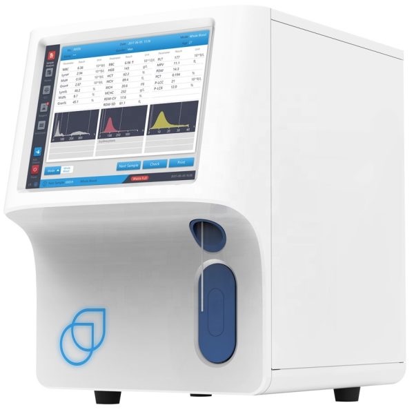 Instrumentos Analíticos Clínicos Totalmente Automáticos Analizador Hematológico de 3 Partes con Pantalla LCD Grande Máquina de CBC
