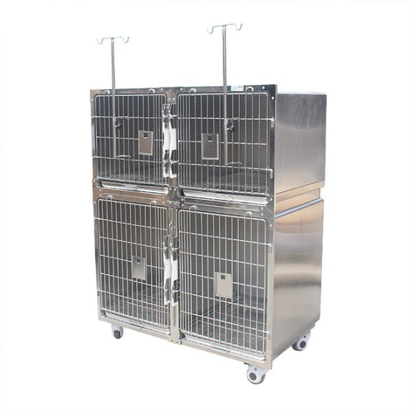 Jaula de acogida de acero inoxidable combinado MSLCLW16